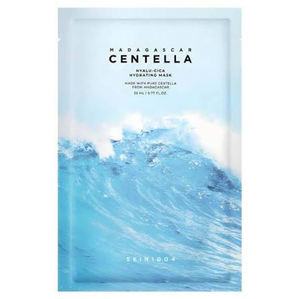 Skin1004 Madagascar Centella Hyalu-Cica Hydrating Mask тканевая маска с гиалуроновой кислотой и центеллой