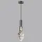 6695/5L MIDCENT ODL24 339 Подвесной светильник брашир. черный/металл/стекло IP20 LED 5W 200Лм 3000K LIA