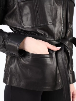 Кожаная куртка демисезонная