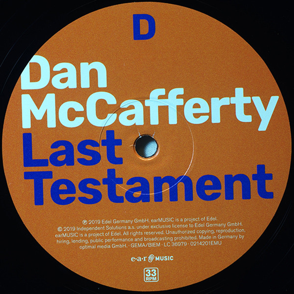 Dan McCafferty / Last Testament (2LP)