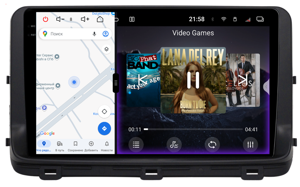 Магнитола для KIA Ceed 3 2021+ - Redpower 85339 PRO/PROmax ТОП звук, 2K QLED, Android 14, CarPlay, 4G SIM-слот