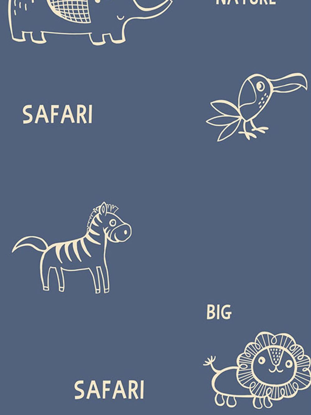 Пододеяльник Сказка "SAFARI/Safari (компаньон)" евро 200х215 см, перкаль