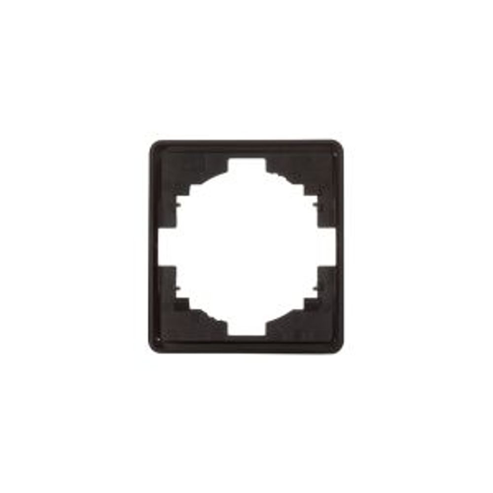 Рамка ROUND 1-постовая оникс KRANZ