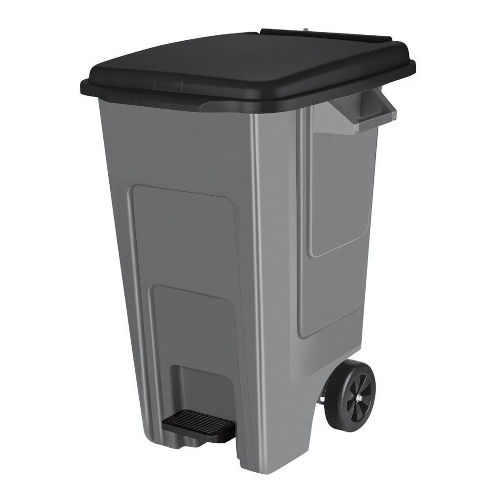 Бак для мусора Freestyle с крышкой на колесах 130 л