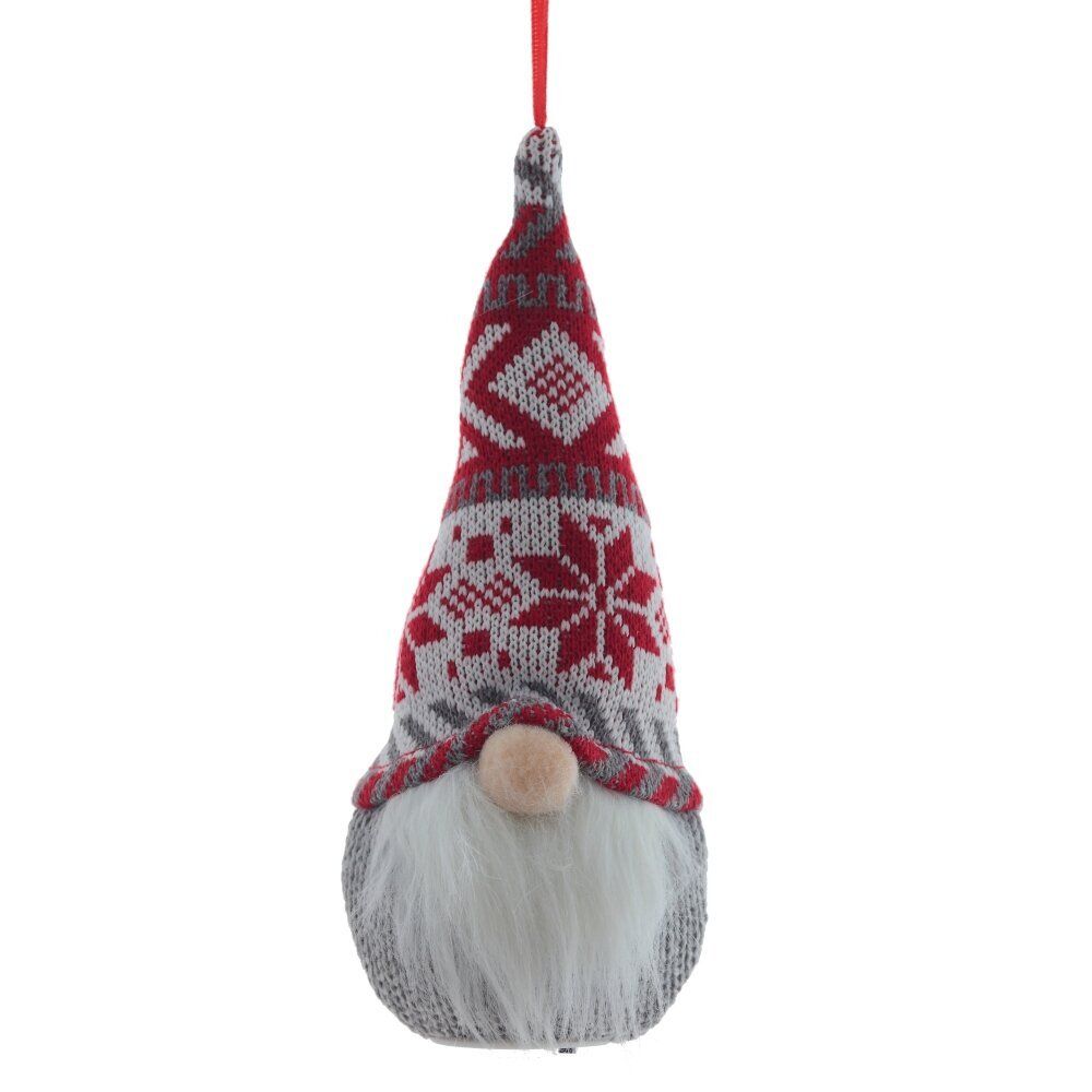 GAEM Игрушка набивная подвесная "Гном" (3xLR44), L7 W7 H19 см, 4в.