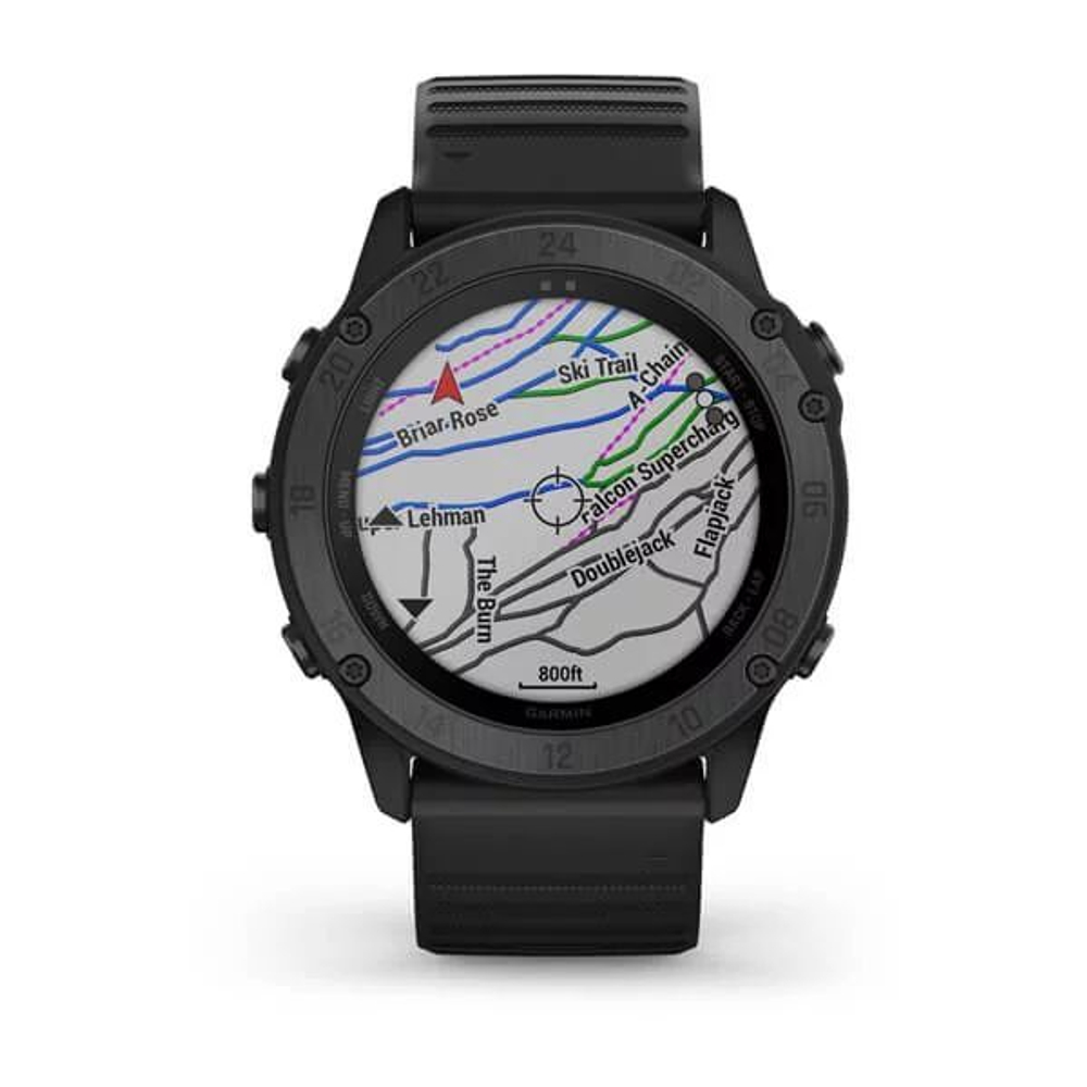 Смарт-часы GARMIN  TACTIX DELTA Sapphire Edition - Черное DLC-покрытие с черным ремешком, 010-02357-01