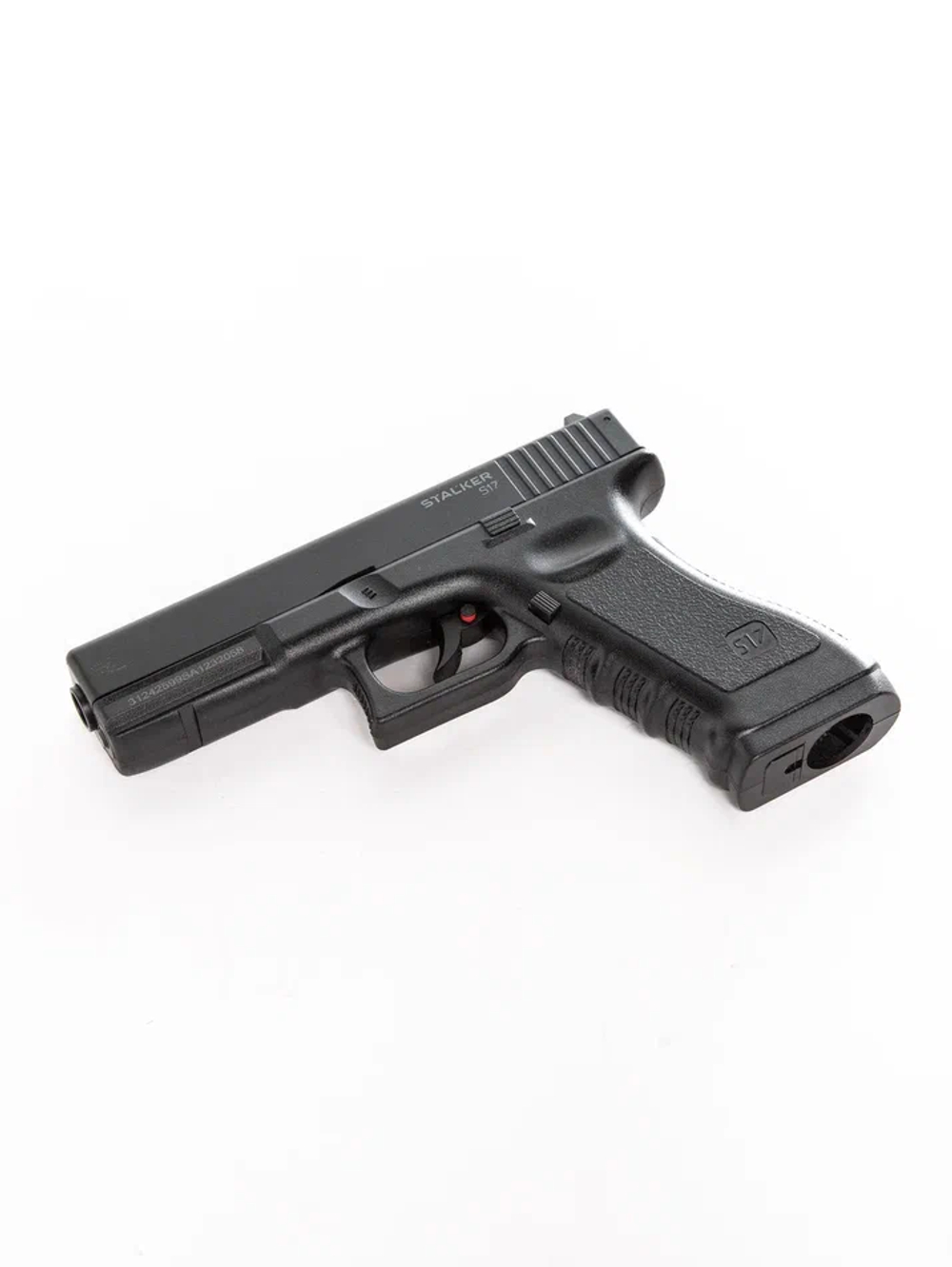 Пистолет пневм. Stalker S17 (аналог "Glock17") к.4,5мм, пластик, 120 м/с, чер