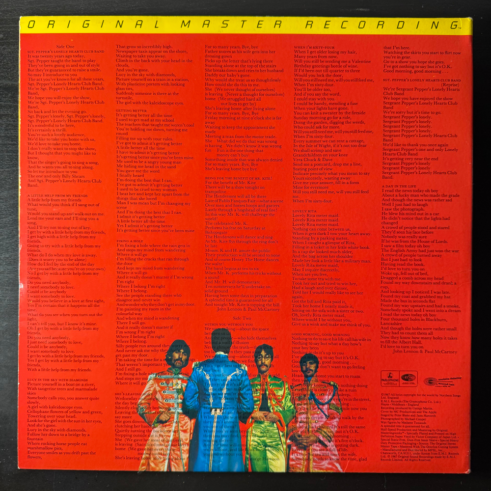 The Beatles ‎– Sgt. Pepper's Lonely Hearts Club Band (США 1983г.)