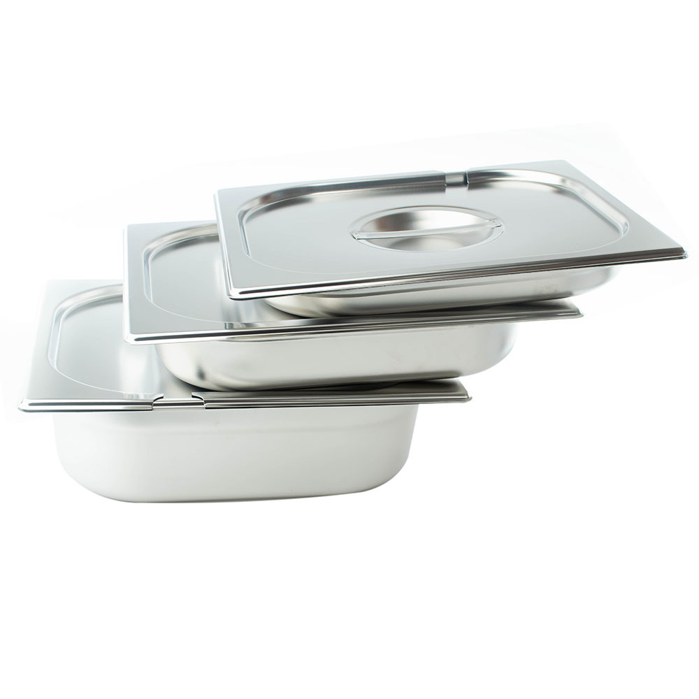 Набор гастроемкостей с крышками под ложку GN1/2-40,65,100