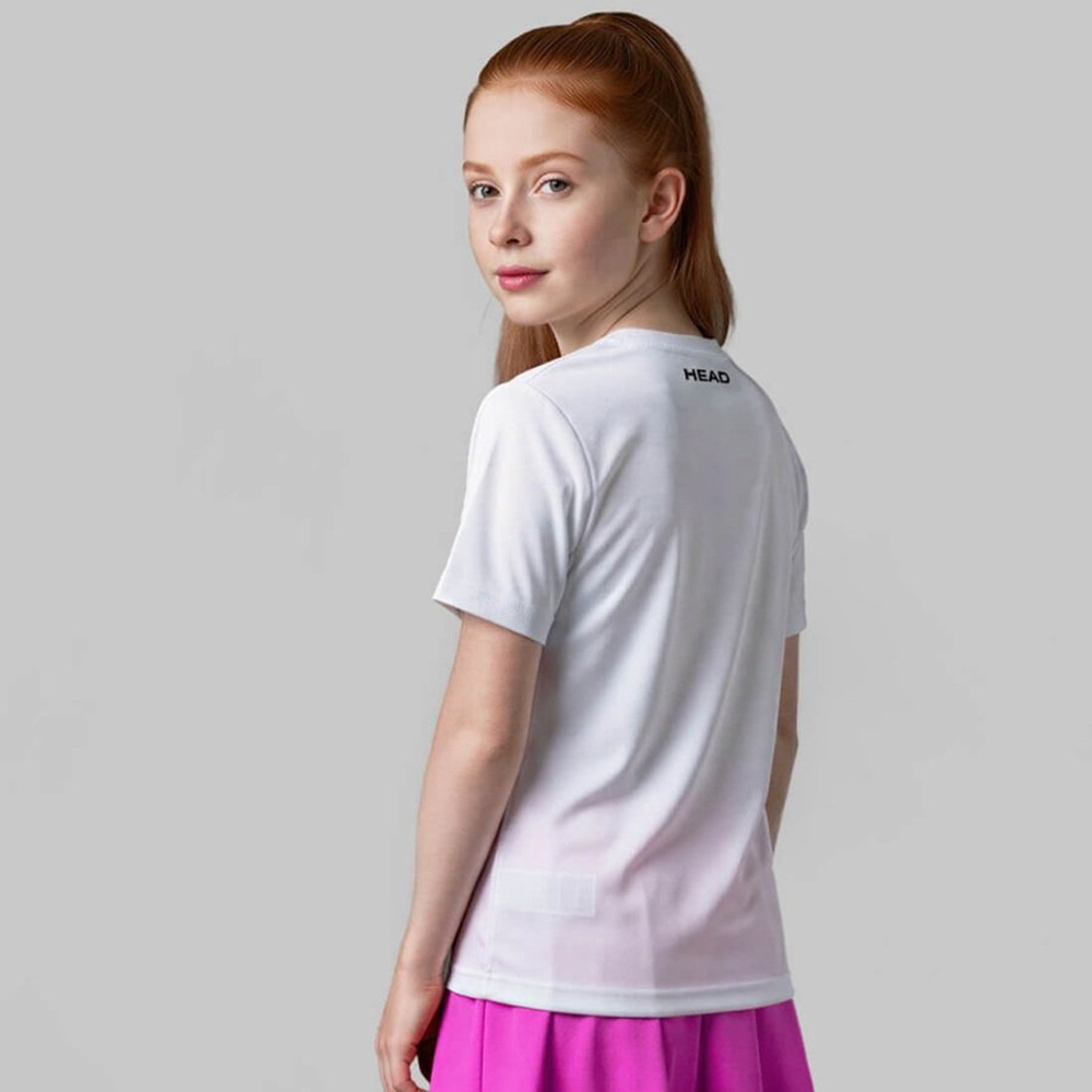 ОДЕЖДА ДЛЯ ТЕННИСА Девочки, Футболка HEAD TIE BREAK II  T SHIRT .