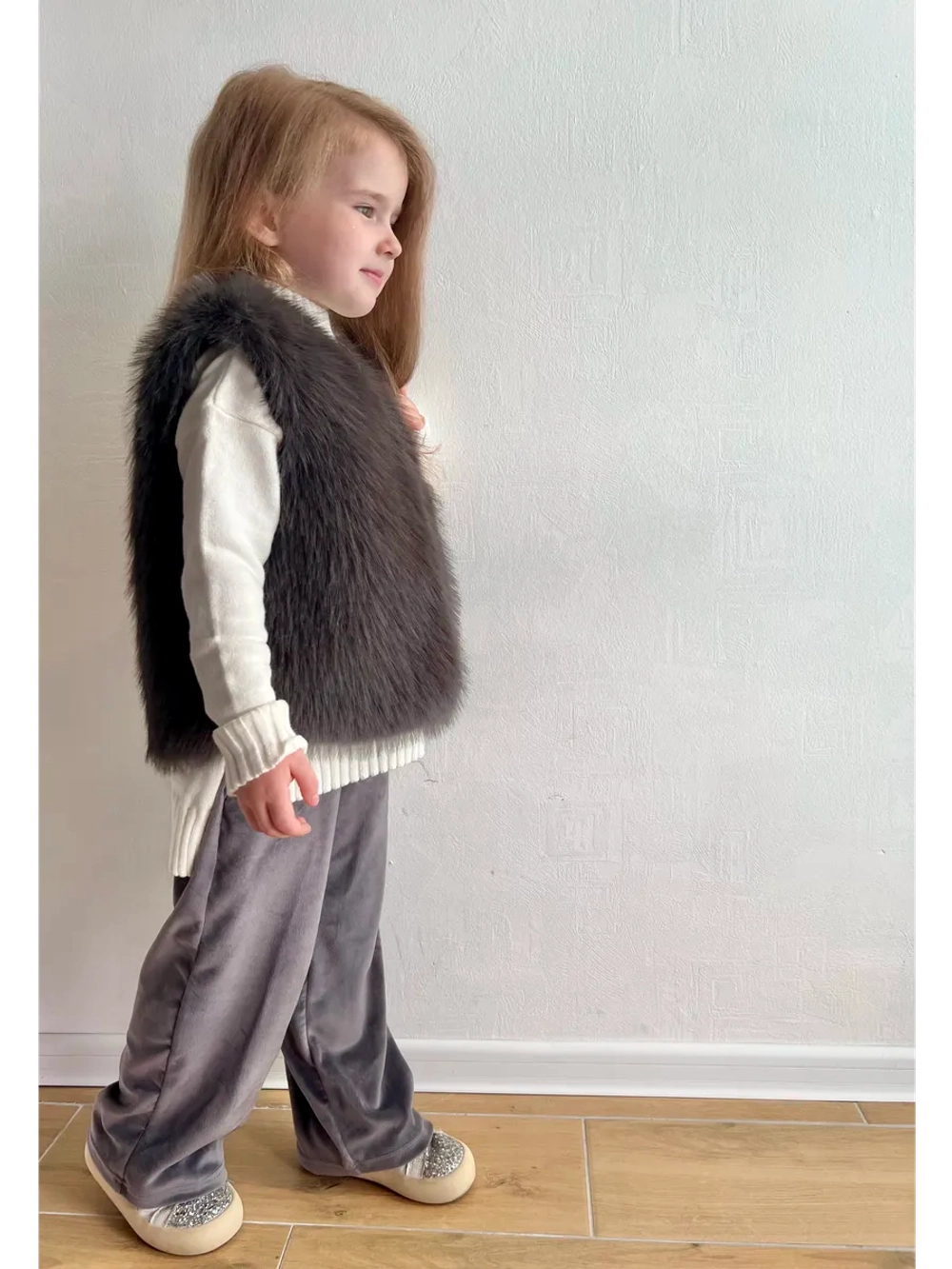 Жилет из искусственного меха