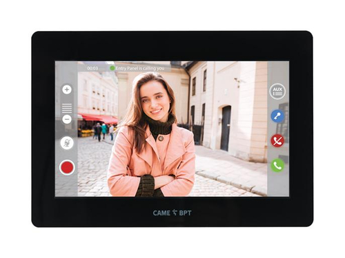 XTS 7 BK WIFI - Абонентское устройство hands-free с сенсорным 7’’ дисплеем, Wi-Fi модулем, локальным питанием, мобильное приложение до 4 пользователей, редактор интерфейса, цвет чёрный лак