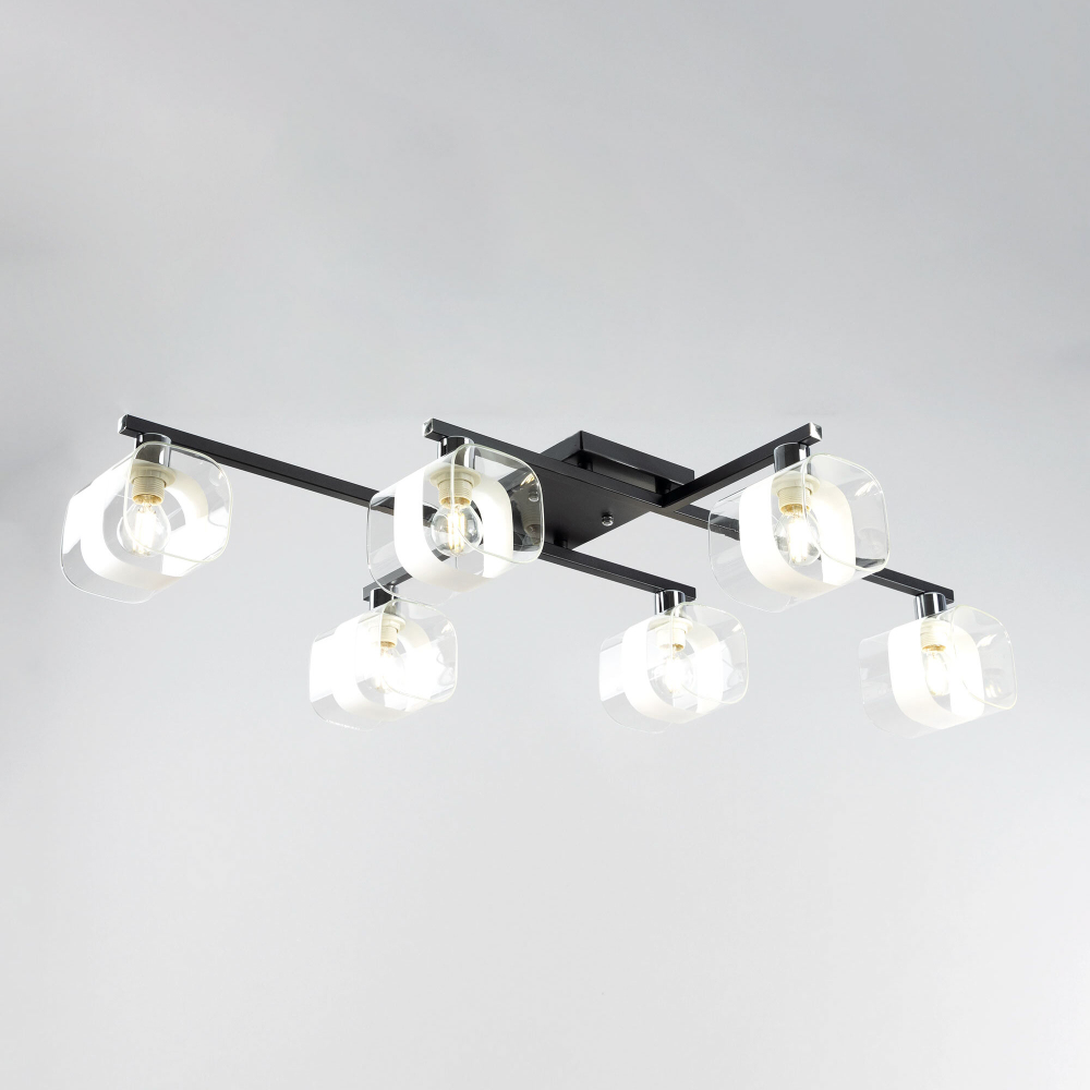 Citilux Вирта CL139165 Люстра потолочная Чёрная Матовая