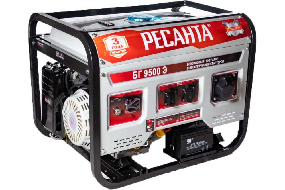 Электрогенератор БГ 9500 Э Ресанта, шт