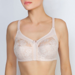 Бескаркасный бюстгальтер с мягкой кружевной чашкой (Размер: 95H) (Цвет: фиолетовый)