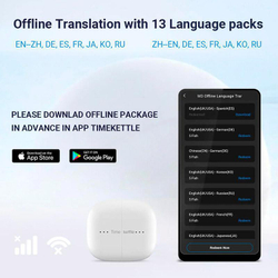 Time Kettle M3 - наушники с переводчиком (3 в 1), белые