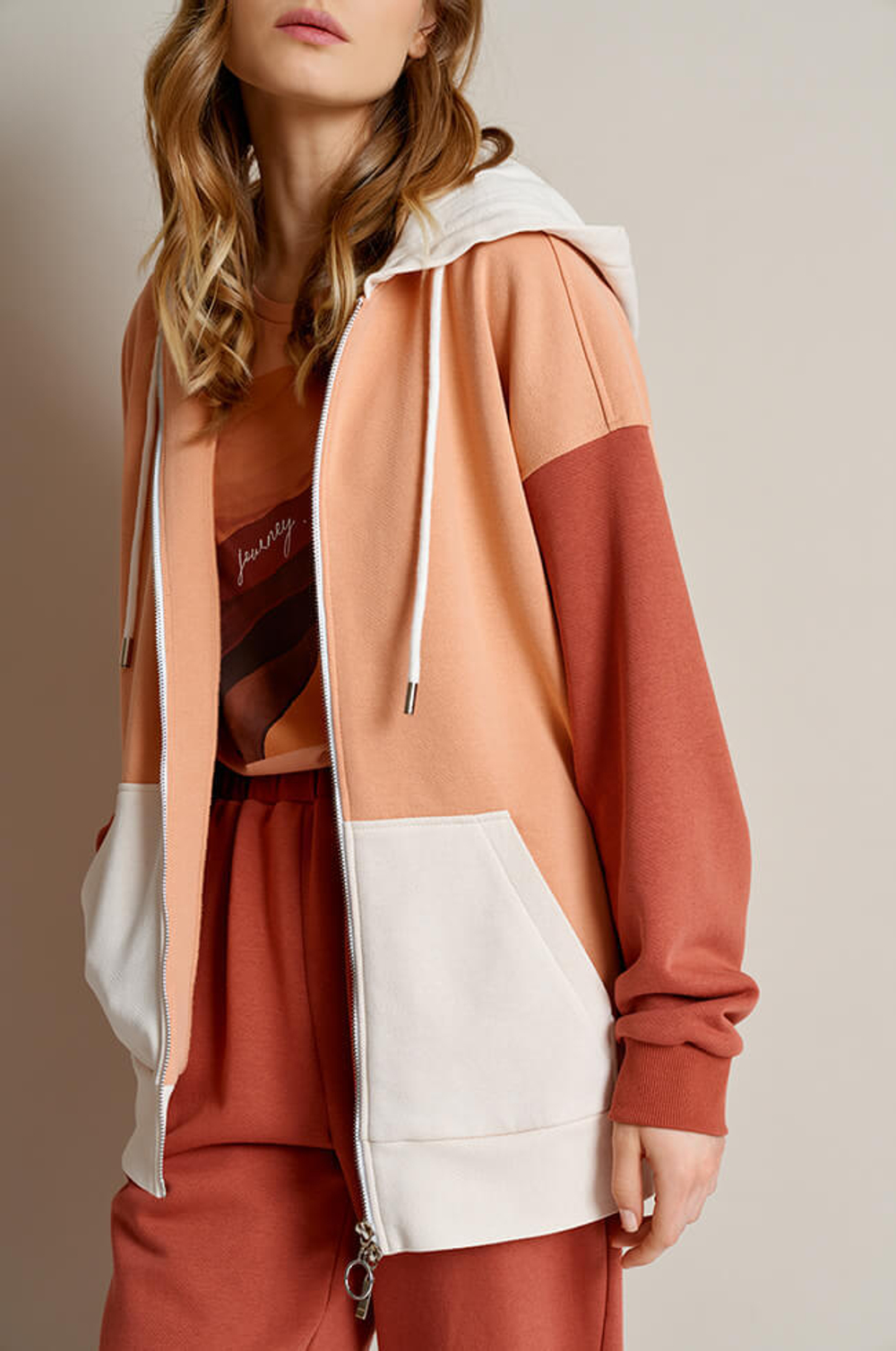 1781 Кардиган женский (персик)