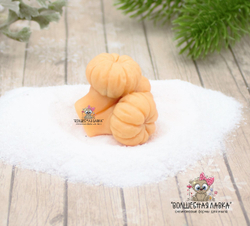 Силиконовая форма Тройник Мандарина очищенного