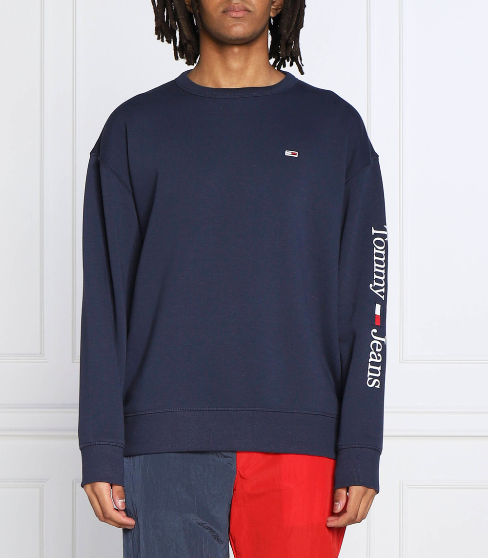 Худи linear placement Tommy Jeans - темно-синий(DM0DM15012)