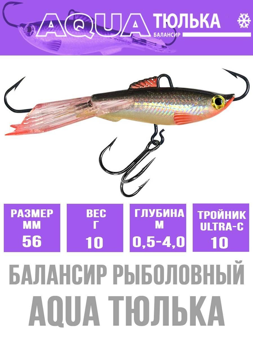 Балансир для рыбалки AQUA ТЮЛЬКА
