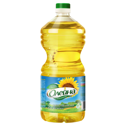 Масло подсолнечное Олейна 2 л