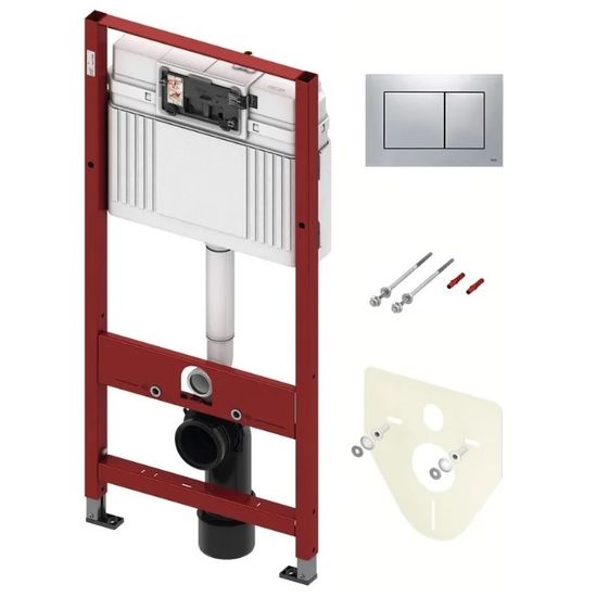 Инсталляция TECE TECEbase 9400412 для подвесного унитаза с панелью смыва ТЕСЕnow хром глянцевый