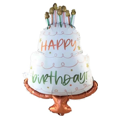 Фольгированный шар-фигура «Торт со свечками», 89 см