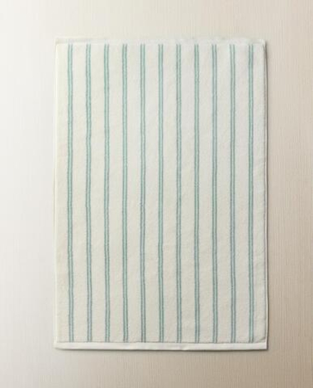 Zara Home коврик для ванной из хлопка, экрю, в полоску, 60x90 см