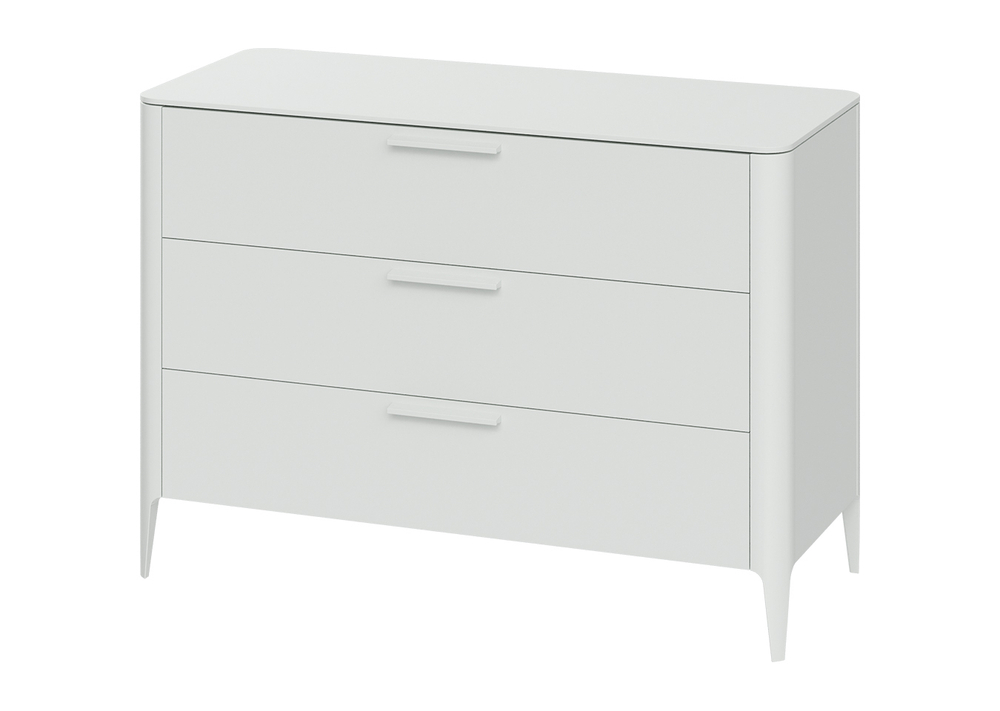 Комод Type 3 ящика ширина 120 см (белый)