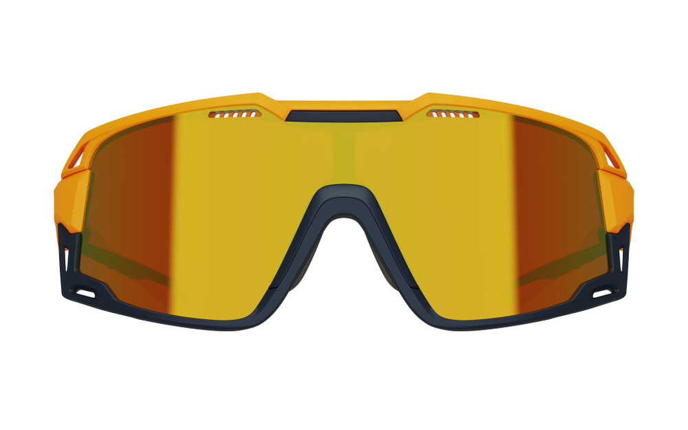 Спортивные очки 720armour Flash / Candlelight Orange / Matte Black / Champion Gold Ti / Cylinder Lens