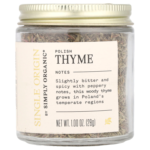 Simply Organic, Single Origin, польский чабрец, 28 г (1 унция)