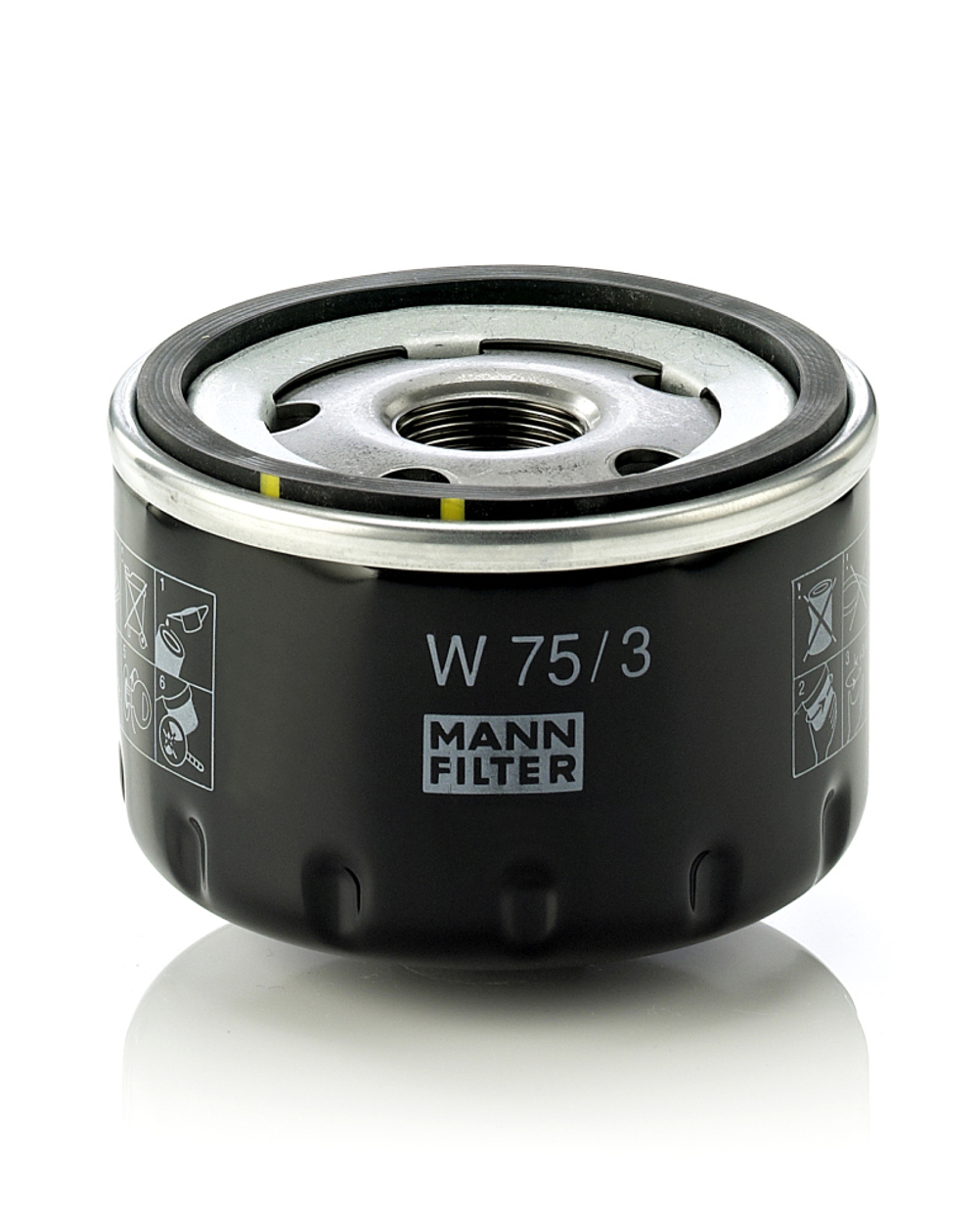 MANN-FILTER - W753-MNF - Oil Filter - Povrat artikla narucenog iz Njemacke nije moguc.