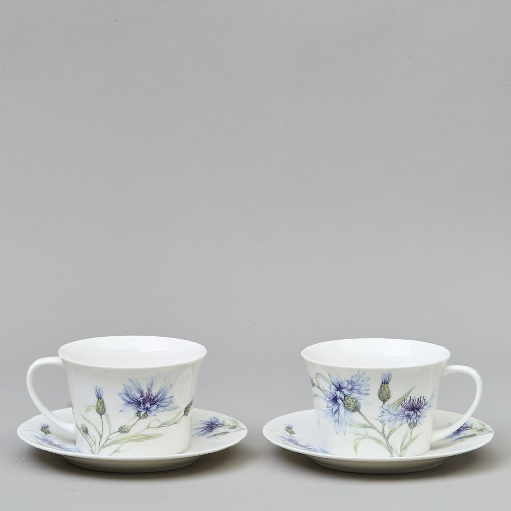 ЧАЙНЫЙ НАБОР LEFARD "ВАСИЛЬКИ" 4 ПР. НА 2 ПЕР. 250 МЛ