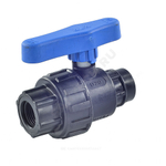 Кран шаровой компрессионный ПЭ 1/2"x1/2" ВР/ВР Ру10 RTP (РосТурПласт) 17357