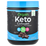 Orgain, Keto, Кетогенный протеиновый порошок коллагена с маслом MCT, шоколад, 0,88 фунта (400 г)