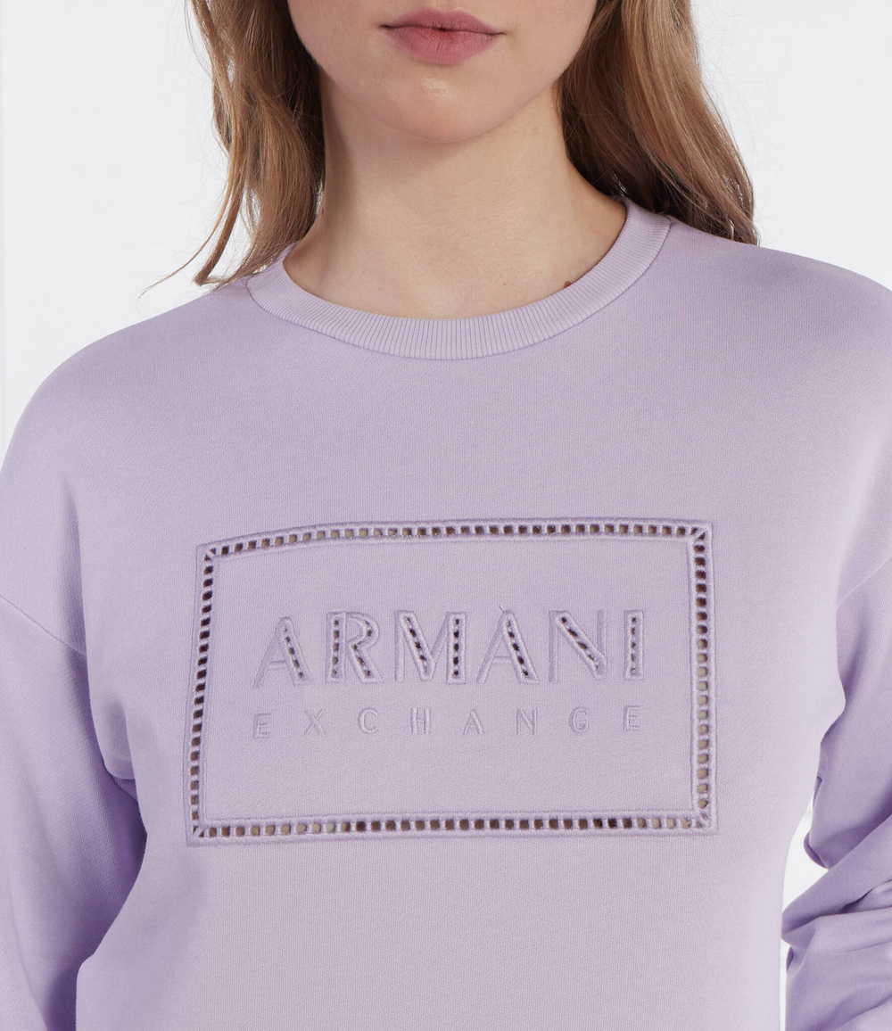 Худи Armani Exchange - лавандовый(3DYM71 YJFDZ)