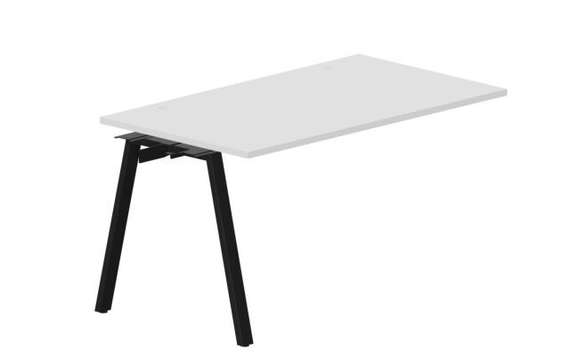 стол Arena 1380х780х750мм (2 громмета) - приставной элемент
