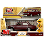 Модель ин. мет. "Ваз-2101" 12см, двери, багаж, фиолетовый, коробка 2101-12-PRL (Технопарк)