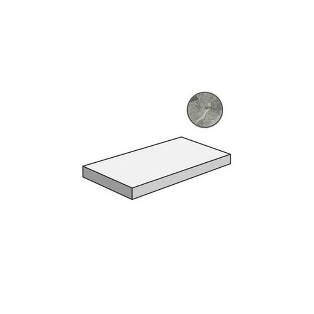 Ступень Charme Extra Silver Scalino Frontale Nat 33х60 Ang.Dx Правая