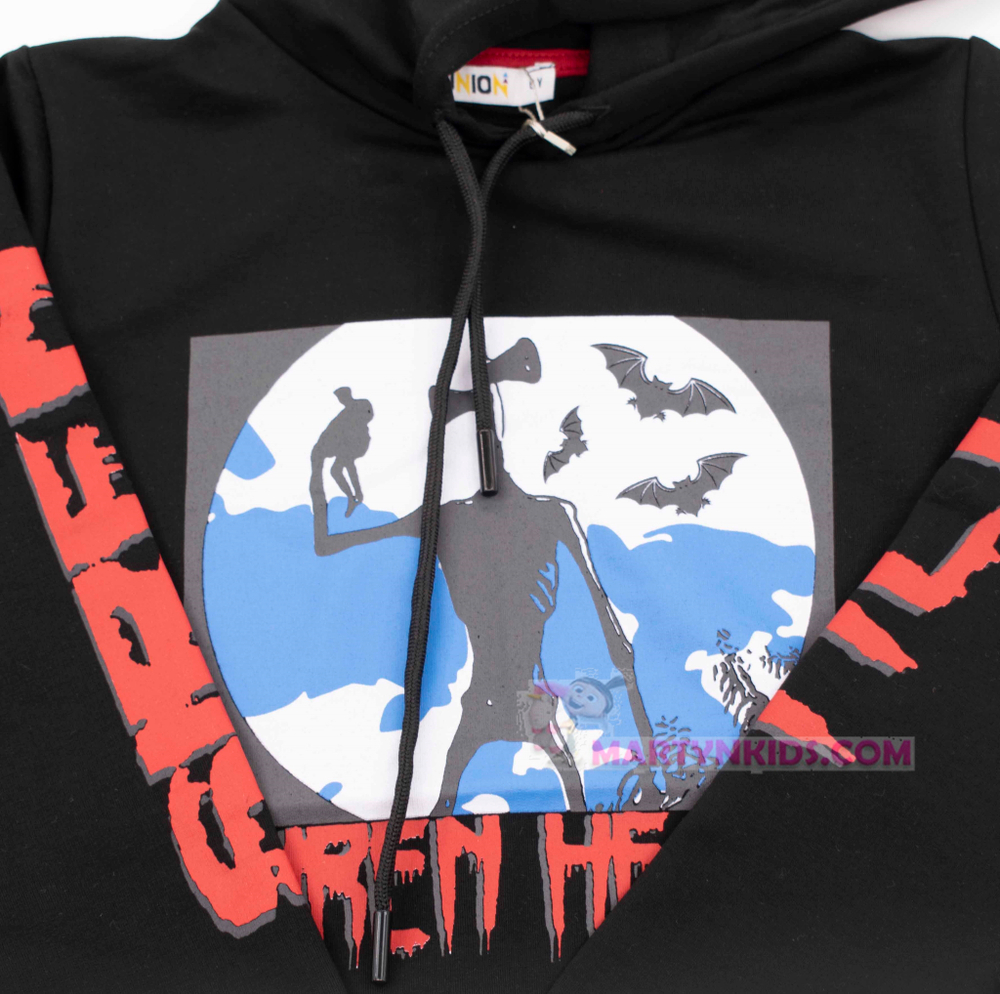 свитшот утепленный  SIREN HEAD худи 3682