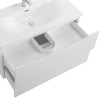 Тумба с раковиной подвесная BelBagno MARINO-CER-N-900-2C-SO-BL-P Bianco Lucido, раковина белая BB-8099-90