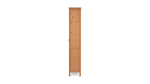 Шкаф-витрина стекло/стекло - аналог IKEA HEMNES / ХЕМНЭС/ ХЕМНЕС / КЫМОР / ИКЕА 90х198х37 см, светло-коричневый