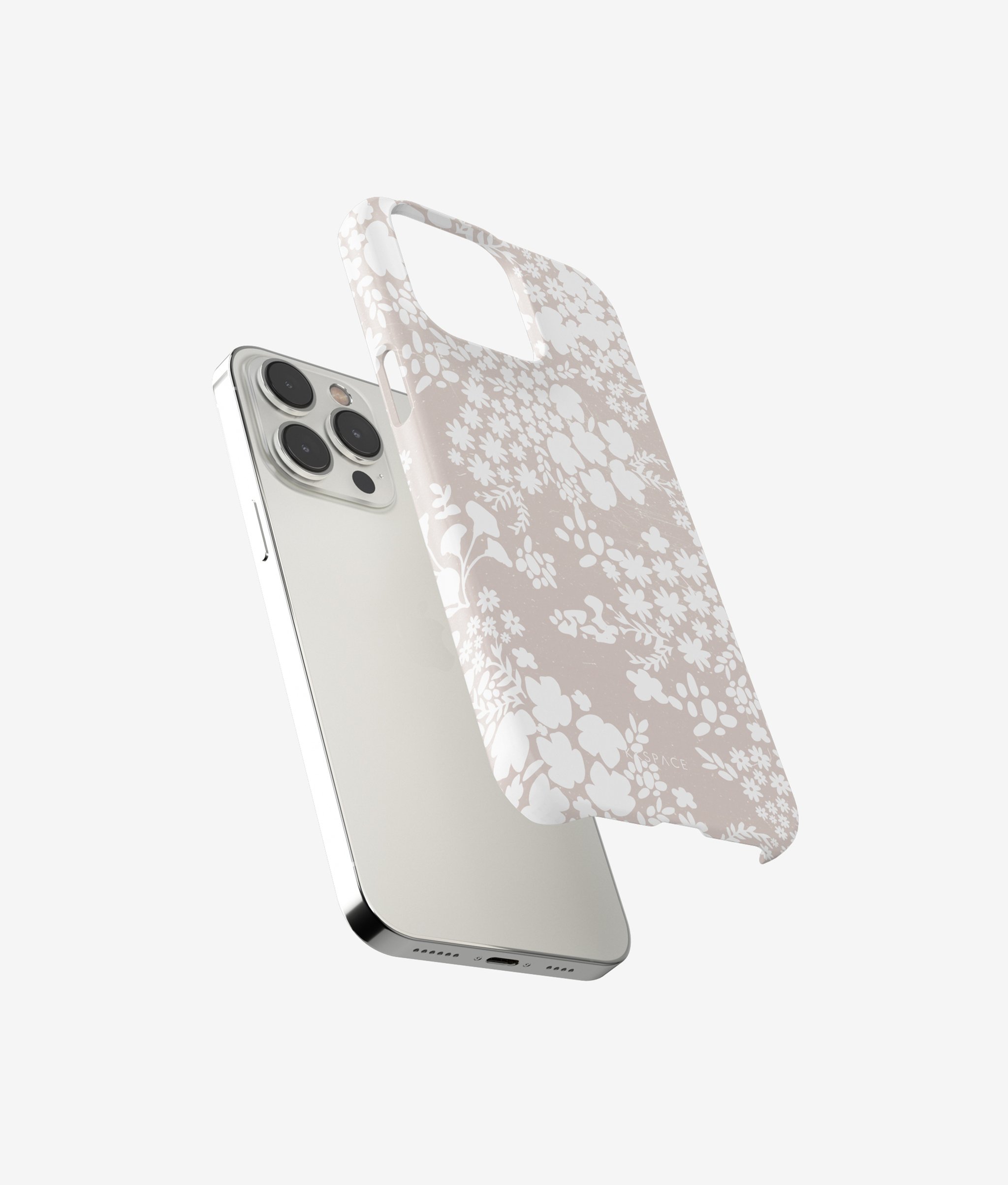 Чехол FLORAL CREAM для iPhone