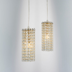 795322 Подвес CRISTALLO 1х40W G9 ЗОЛОТО