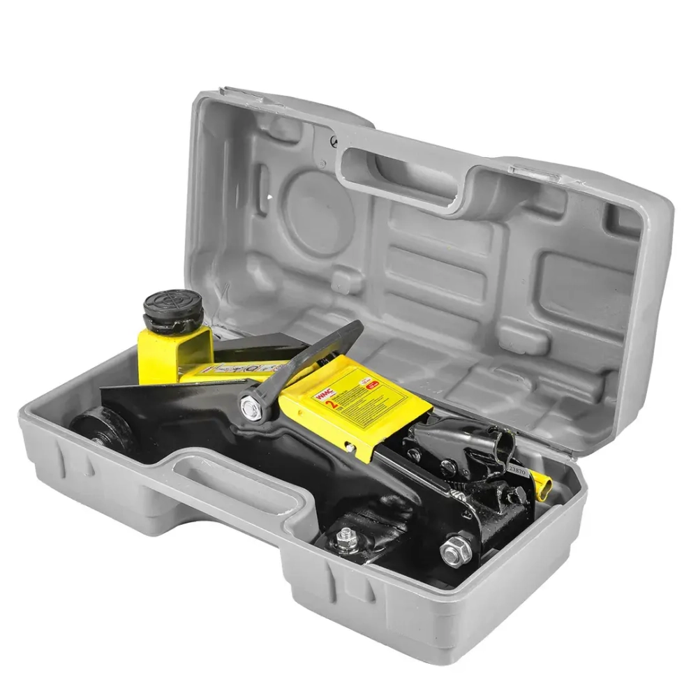 Домкрат подкатной гидравлический 2 т (h min 135мм, h max 320мм) в кейсе WMC TOOLS WMC-TA82007( кейс)