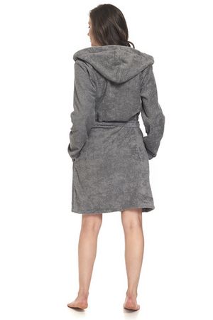 Женский халат SDF.9303 Dark Grey Doctor Nap