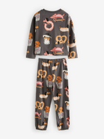 Пижама для девочки Next B75-482, 3 шт., Розовый, Темно-серый