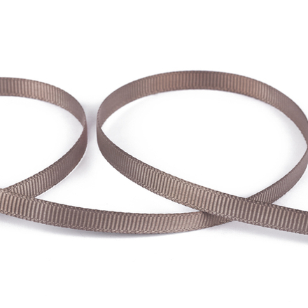 Репсовая лента GR-06 6 мм 1/4 ", №124 серый