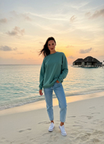 Свитшот женский оверсайз хлопок толстовка