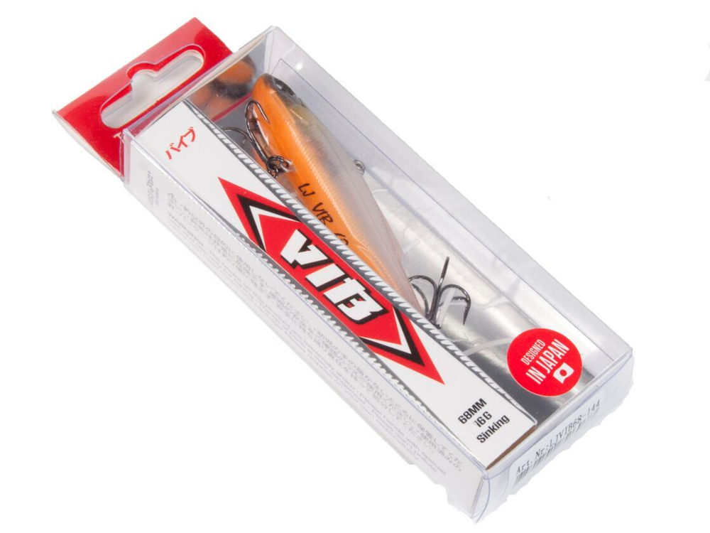 Воблер тонущий вертикальный LJ Pro Series VIB S 68.00/144